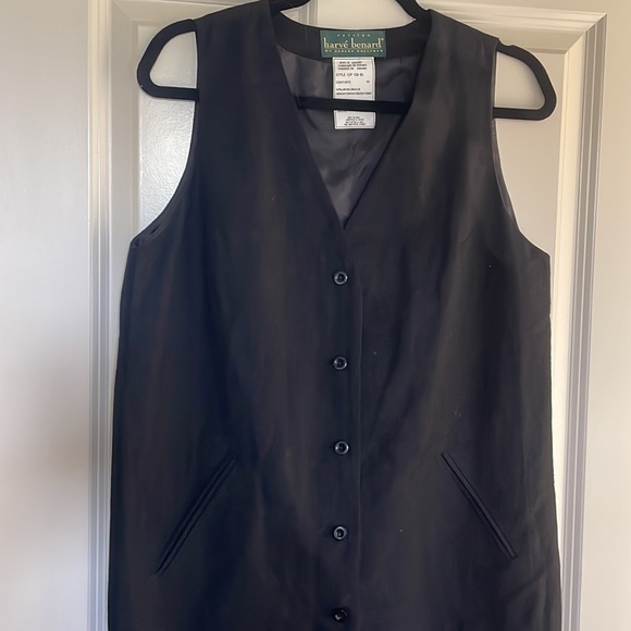 Hervé Benard Black Button Dress - Picture 1 of 3